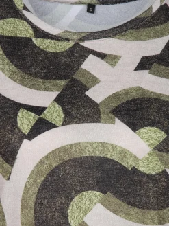 Damen Flauschshirt mit Alloverprint