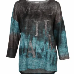 Damen Flauschshirt mit Ziernieten