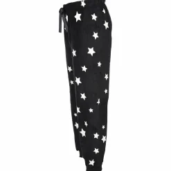 Damen Fleecehose mit Sternenprint