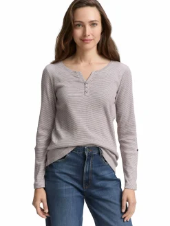 Damen Henleyshirt