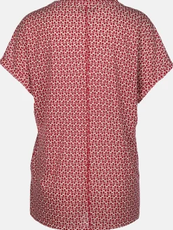 Damen Henleyshirt mit Muster