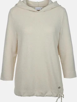 Damen Hoodeie in Boucle`-Optik