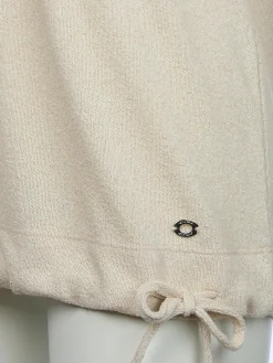 Damen Hoodeie in Boucle`-Optik