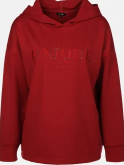 Damen Hoodie mit Stickerei und Pailletten