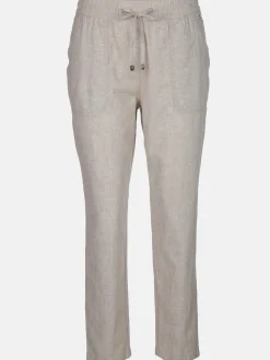 Damen Hose aus Leinenmix
