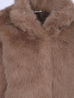 Damen Jacke mit Kunstfell