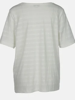 Damen Jacquard Shirt mit kurzem Arm