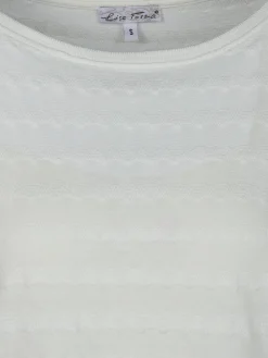 Damen Jacquard Shirt mit kurzem Arm