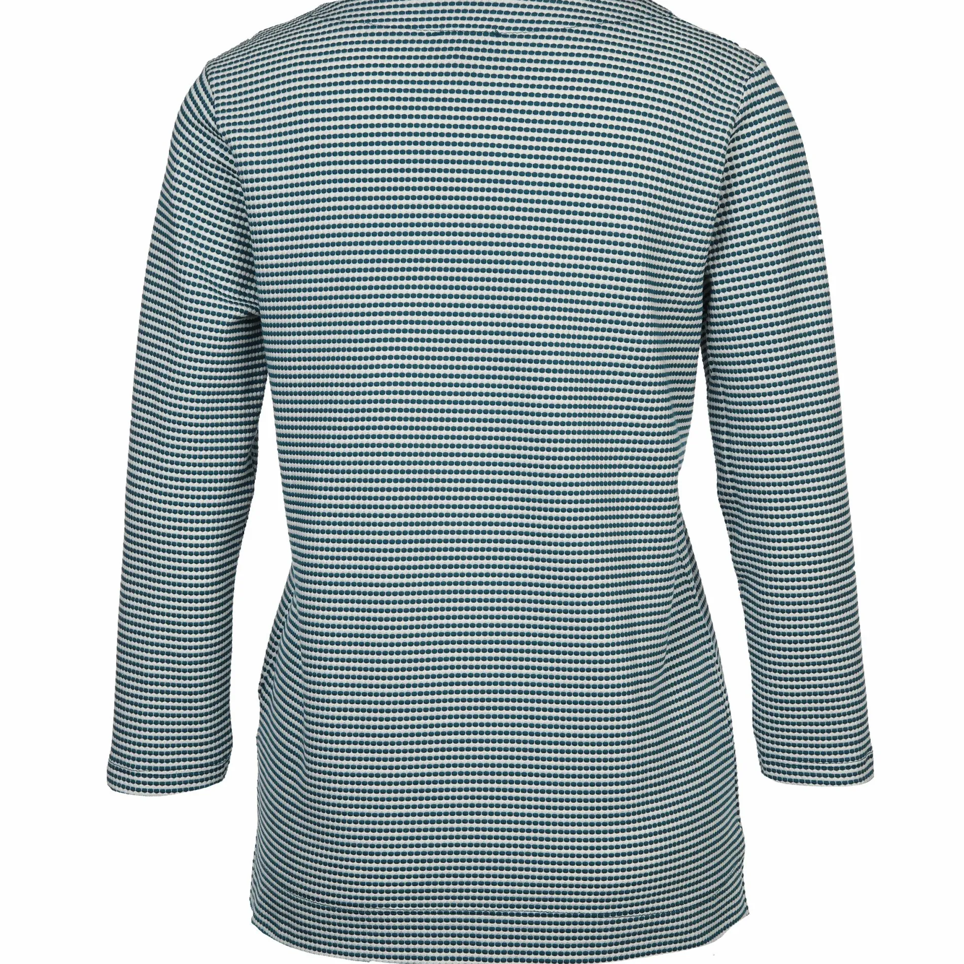 Damen Jacquard Shirt mit 3/4 Arm