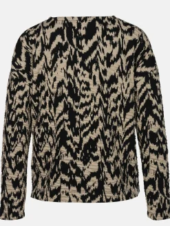 Damen Jaquard Sweatshirt