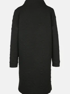 Damen Jaquardkleid mit Stehkragen