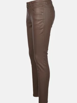 Damen Jeans mit glänzender Oberfläche