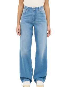 Damen Jeans mit weitem Bein