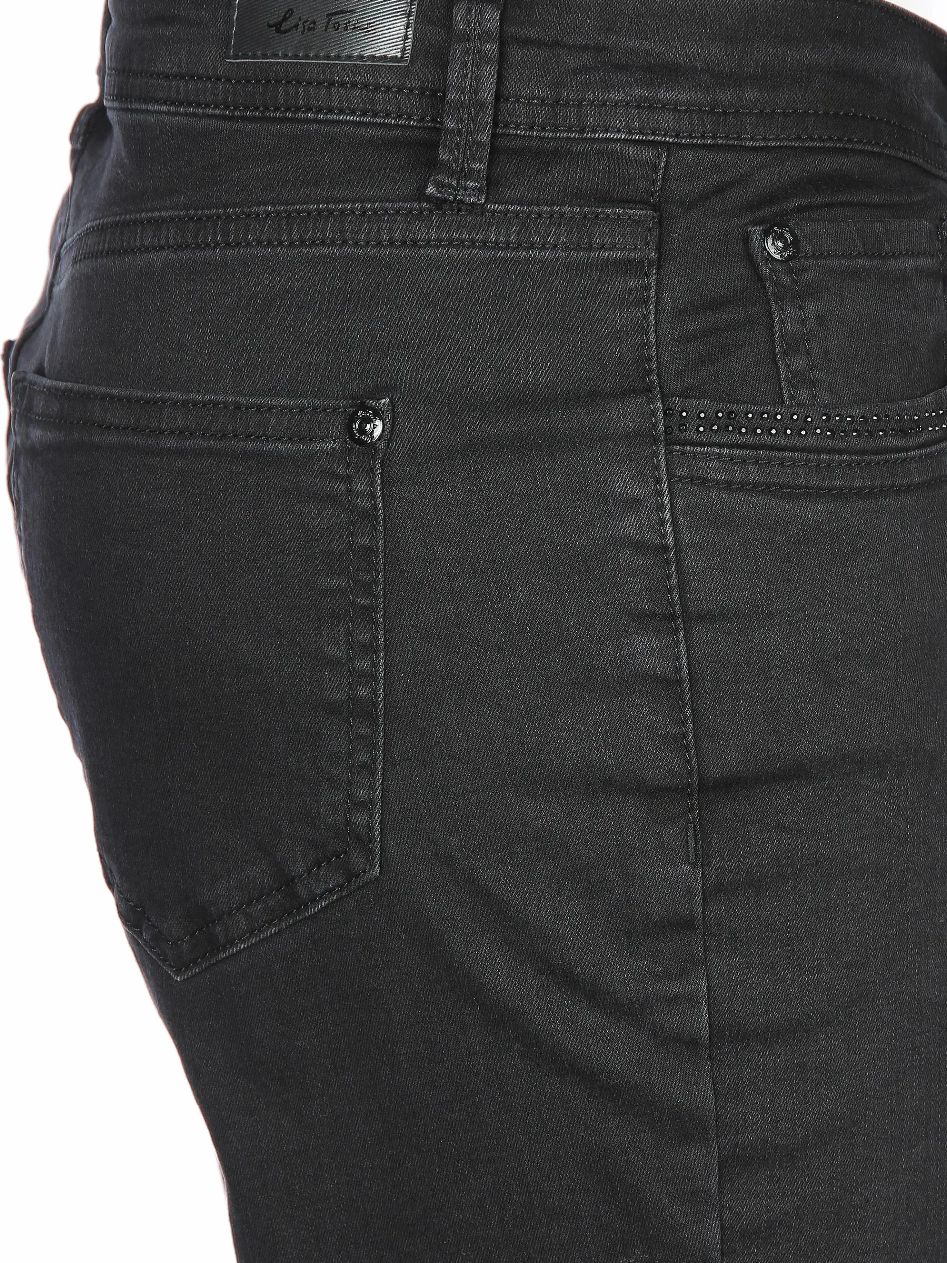 Damen Jeans Slim Fit "Hanna" mit Ziersteinchen