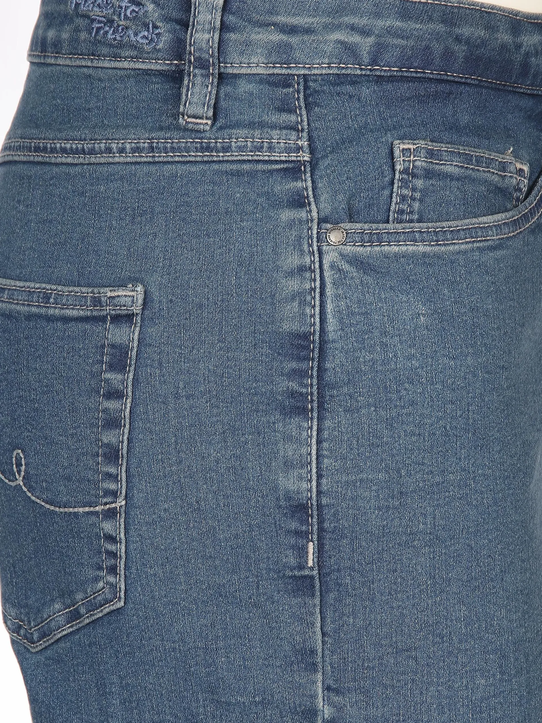 Damen Jeanshose im Tapered Fit