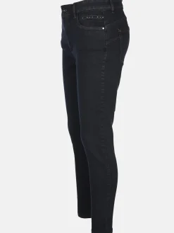 Damen Jeanshose mit Strasssteinchen