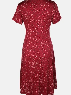 Damen Jerseykleid mit Alloverprint