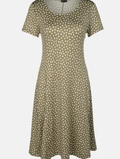 Damen Jerseykleid mit Alloverprint