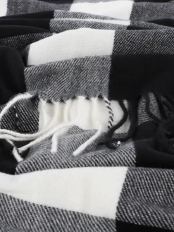 Damen Karoschal mit Fransen