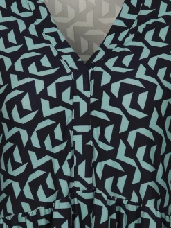 Damen Kleid mit Alloverprint