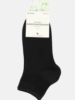 Damen Kurzschaftsocken Bambus im 2er Pack