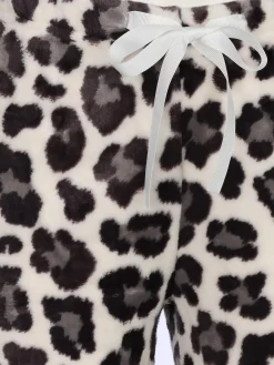 Damen Kuschelfleecehose mit Motiv