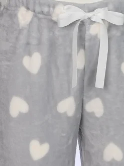 Damen Kuschelfleecehose mit Motiv