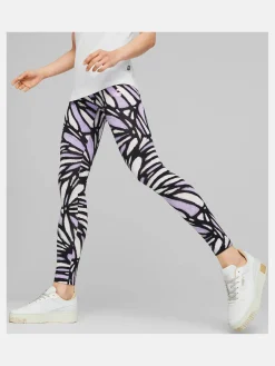 Damen Leggings in buntem Print