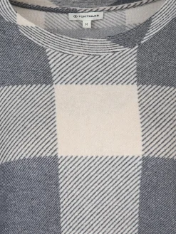 Damen Leichtpullover im Karodessin