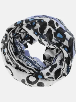 Damen Loop im abstrakten Animalprint