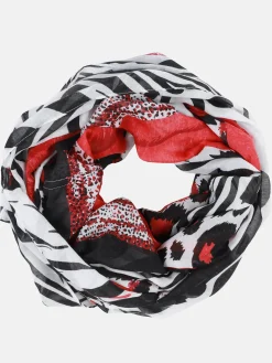 Damen Loop im abstrakten Animalprint