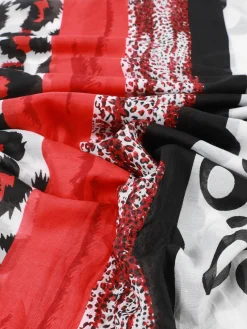 Damen Loop im abstrakten Animalprint