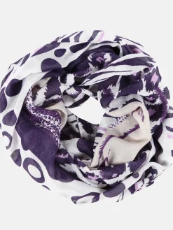 Damen Loop im abstrakten Animalprint