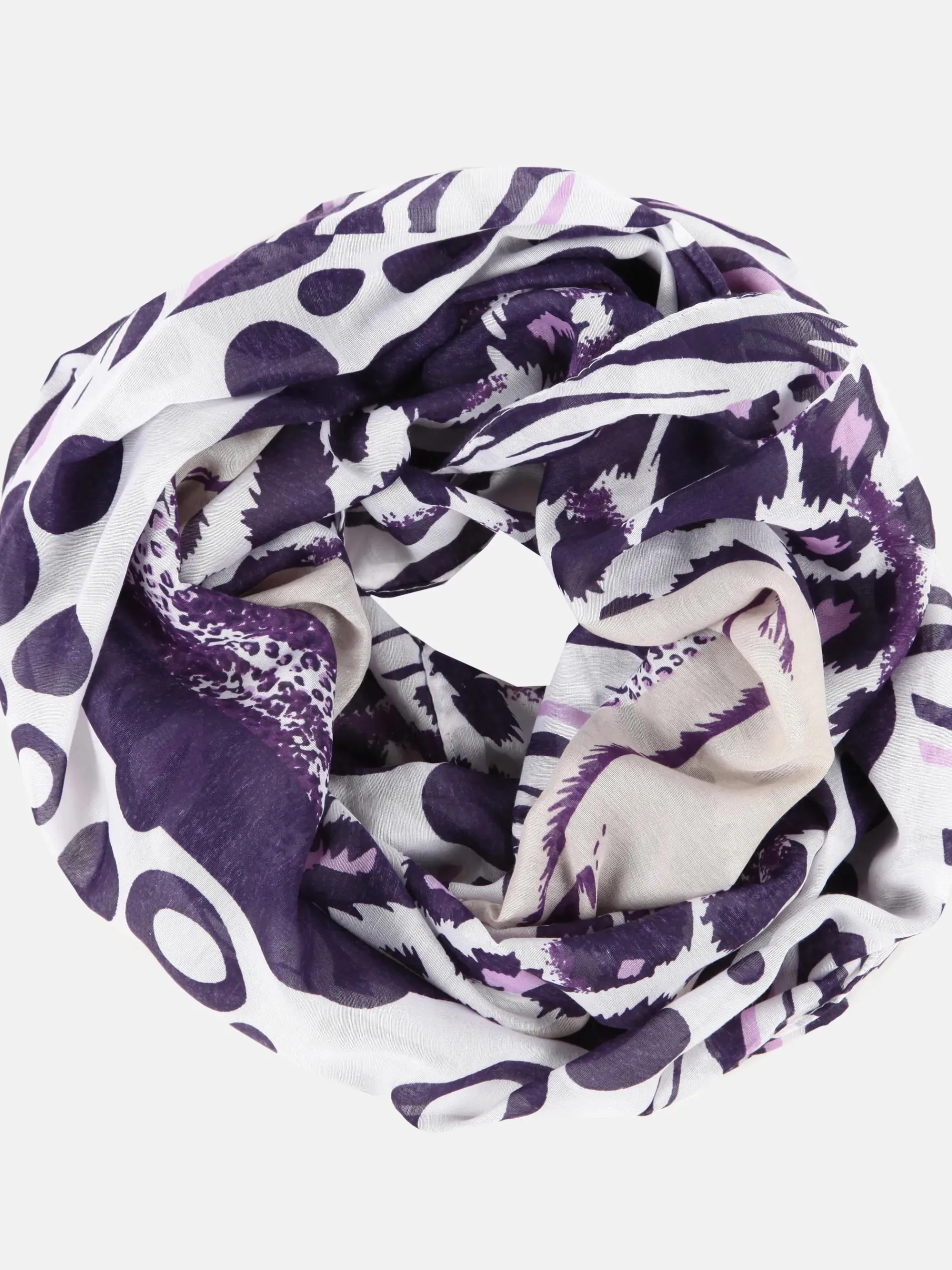 Damen Loop im abstrakten Animalprint