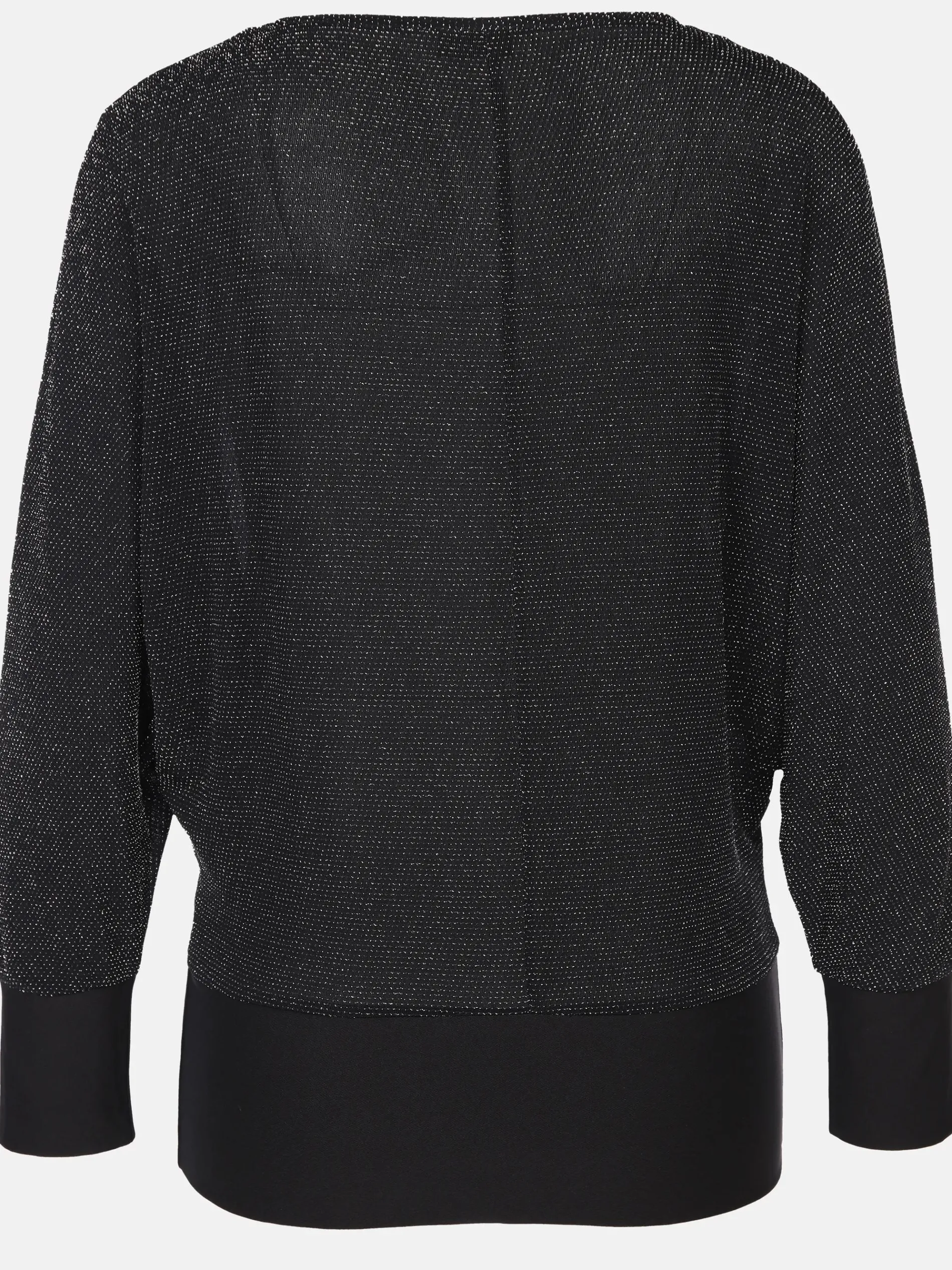 Damen Lurexshirt mit Fledermausärmeln
