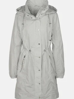 Damen Mantel mit abnehmbarer Kapuze