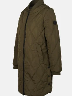 Damen Mantel mit Rautensteppung