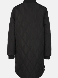 Damen Mantel mit Rautensteppung