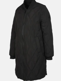 Damen Mantel mit Rautensteppung