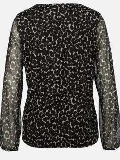 Damen Meshshirt mit Print