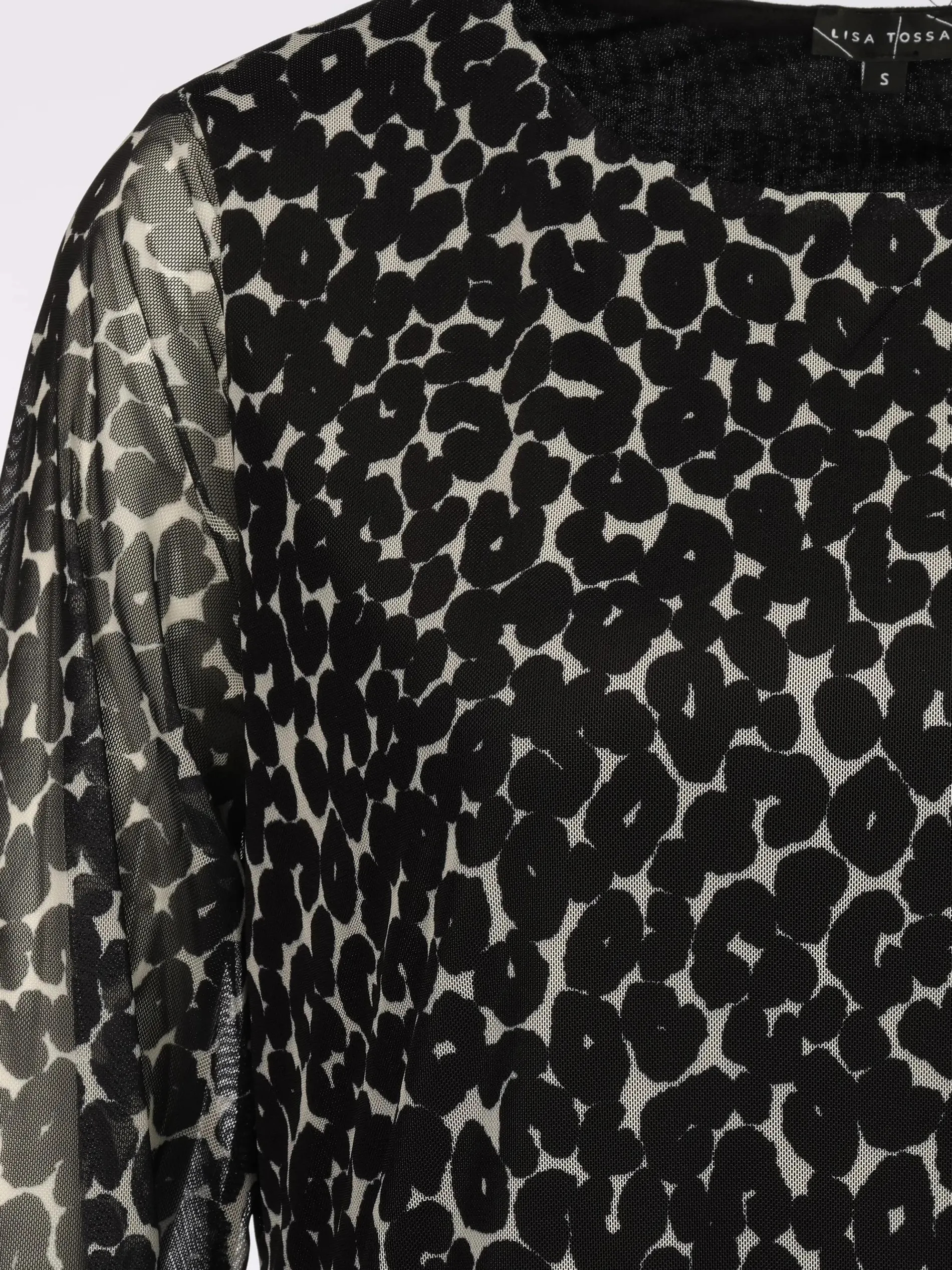 Damen Meshshirt mit Print