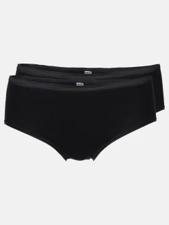 Damen Midislip im 2er Pack