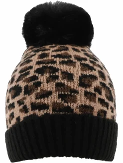 Damen Mütze im Leo Look