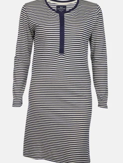 Damen Nachthemd im Streifenlook