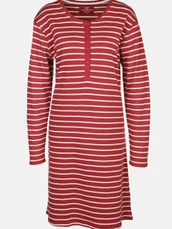 Damen Nachthemd mit Streifen