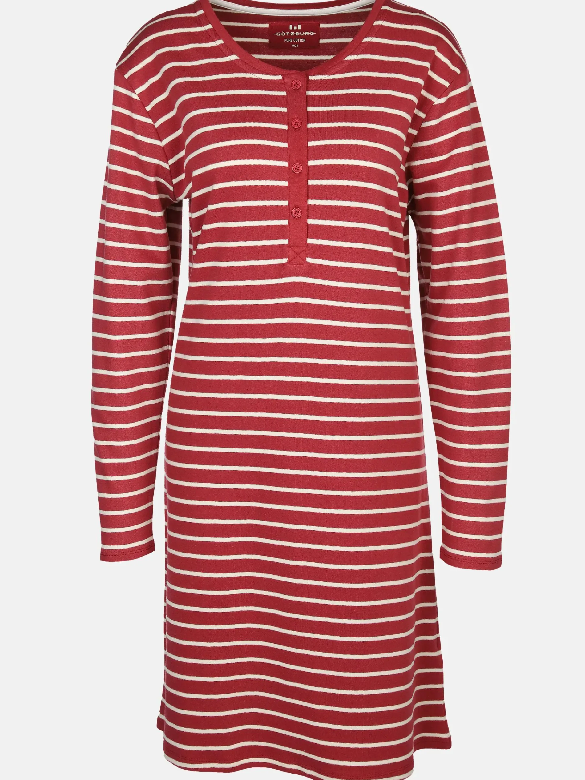 Damen Nachthemd mit Streifen