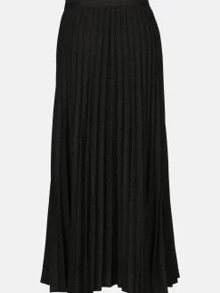 Damen Plisseerock mit Lurex