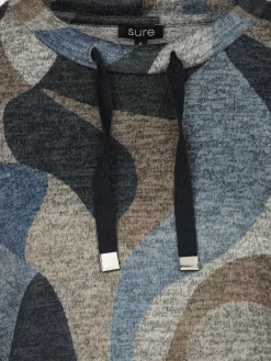 Damen Print Flauschshirt