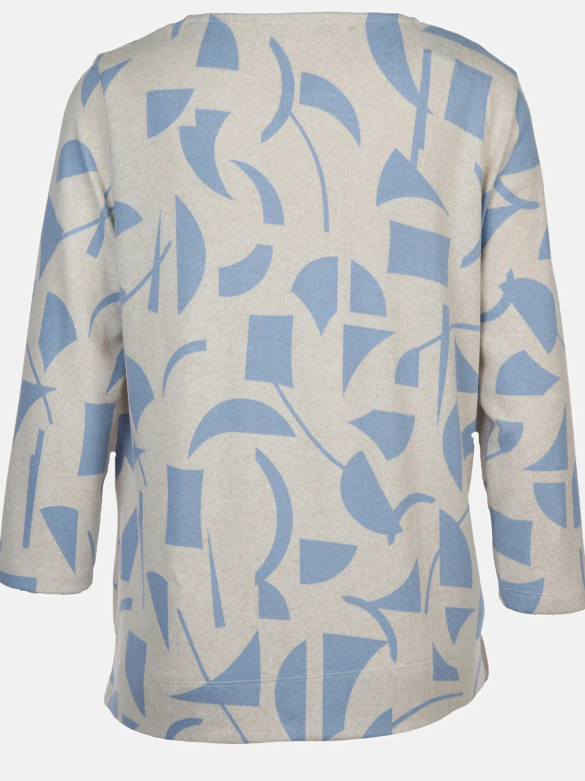 Damen Printshirt in Strickoptik mit 3/4 Arm