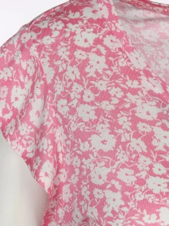 Damen Printshirt mit Volantärmeln